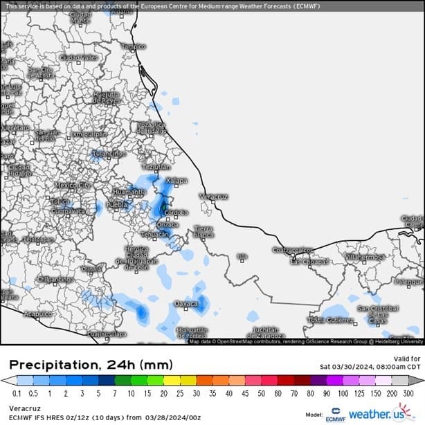 Así estará el clima en Veracruz este jueves 28 de marzo