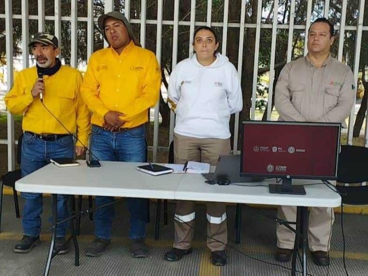 Condiciones climáticas y surada, causantes de incendios forestales en Veracruz