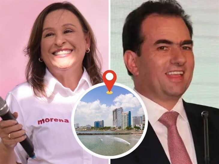 Rocío Nahle y Pepe Yunes arrancan campaña en Veracruz