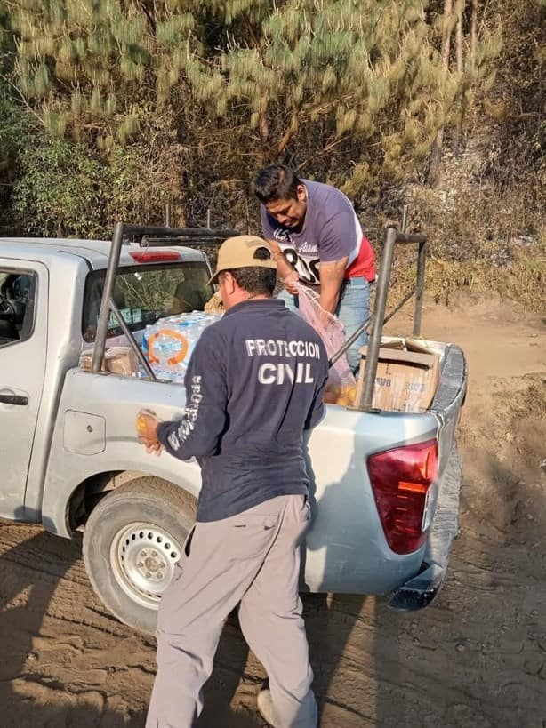 Agradecen a ciudadanos de Mendoza por donaciones para incendios en Orizaba