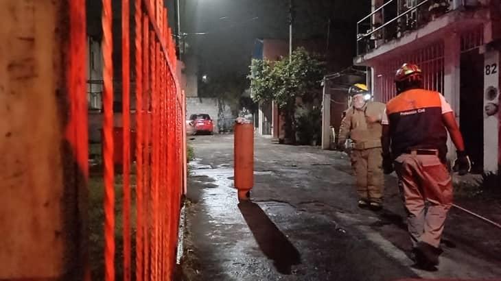 Se registra fuerte fuga de gas en la colonia Pedregal de Fortín