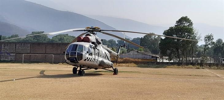 Por lluvias, incendio en el Cerro El Xochío no puede ser combatido vía aérea: PC