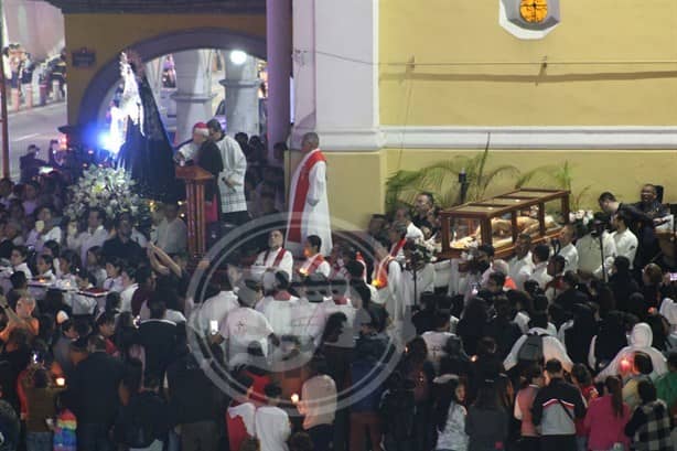 Procesión del Silencio: Xalapeños acompañan a la Virgen tras perder a su hijo