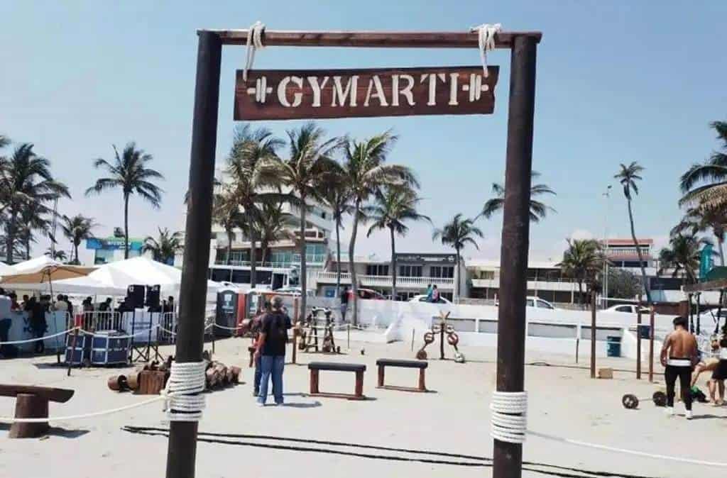 Ya está de vuelta el gimnasio al aire libre de playa Martí en Veracruz