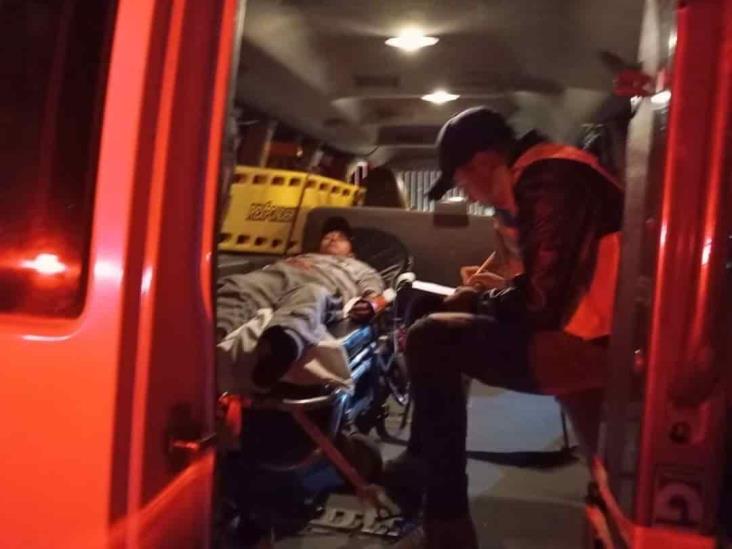 Atropellan a jóvenes motociclistas de Calcahualco en Coscomatepec