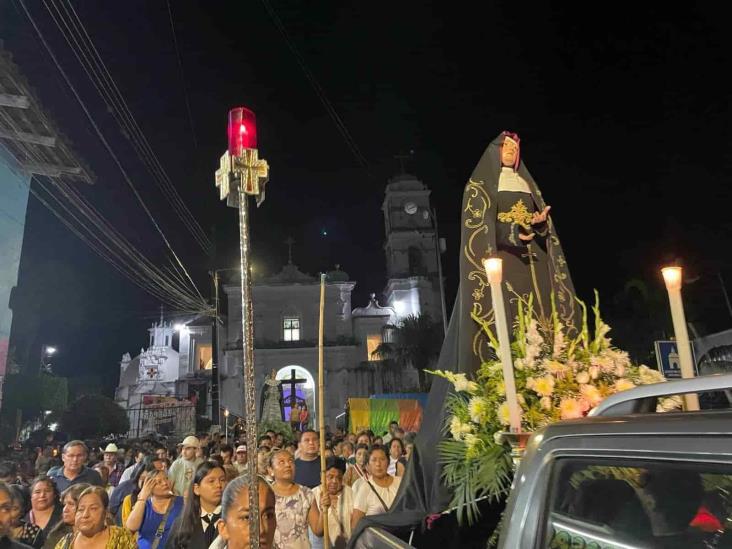 Católicos de Misantla expresan su devoción religiosa durante Semana Santa