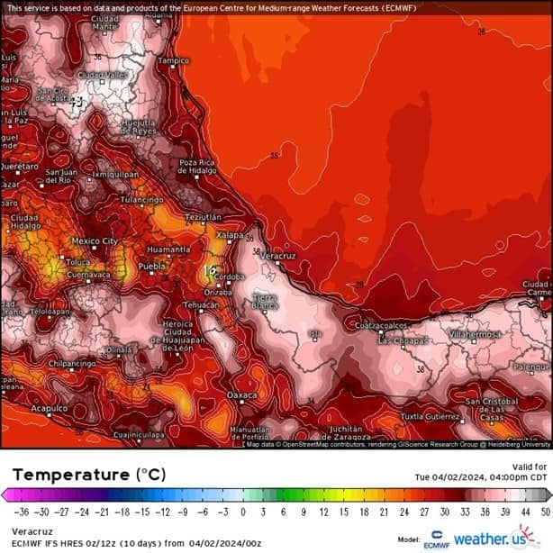Así estará el clima en Veracruz este martes 02 de abril