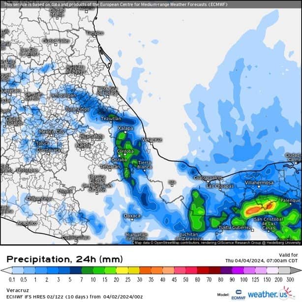 Así estará el clima en Veracruz este martes 02 de abril