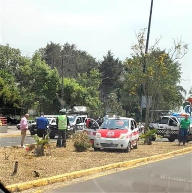 Aparatoso accidente en el bulevar Xalapa-Coatepec