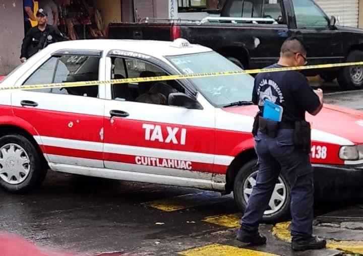 Asesinan a taxista a balazos en Cuitláhuac, Veracruz