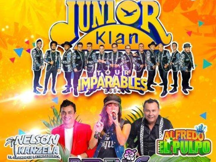 Nelson Kanzela, Junior Klan y Alfredo El Pulpo, se unen en este super baile muy cerca de Coatzacoalcos