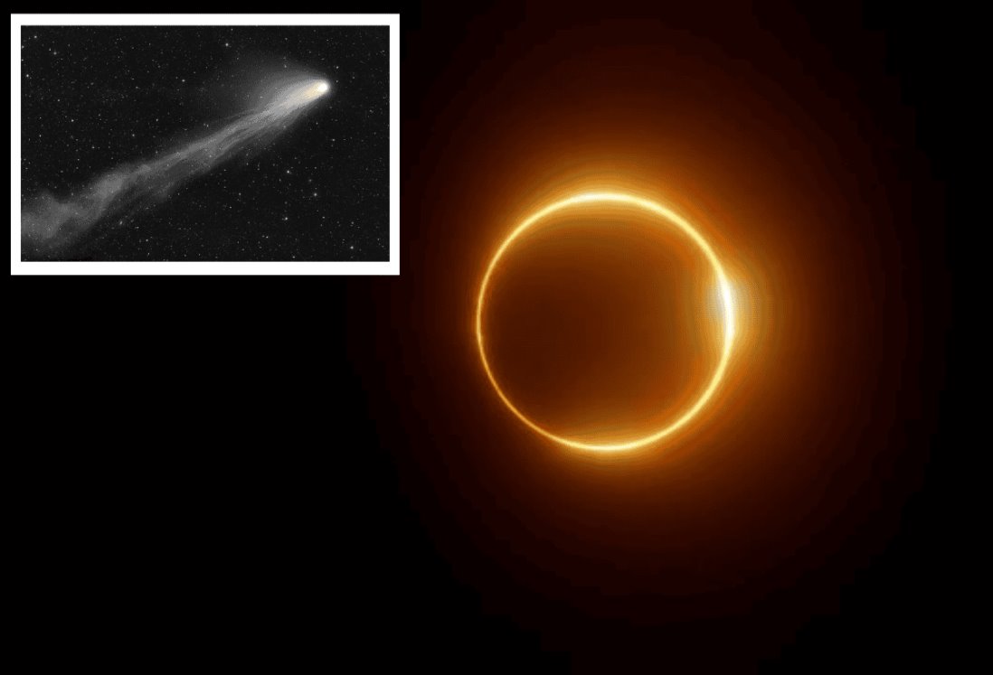 ¿Eclipse de Sol y cometa Diablo? Estos fenómenos podrían ocurrir al mismo tiempo