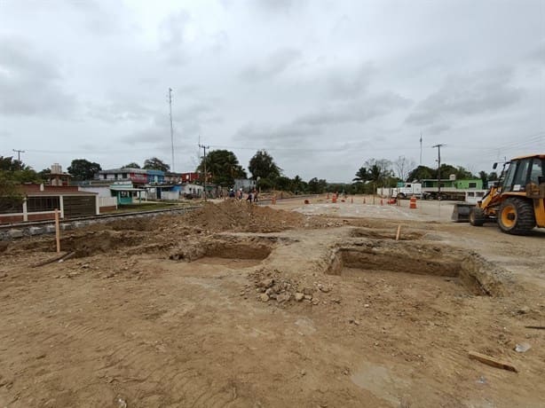 Tren Interoceánico: Así avanza la construcción de la estación de Moloacán