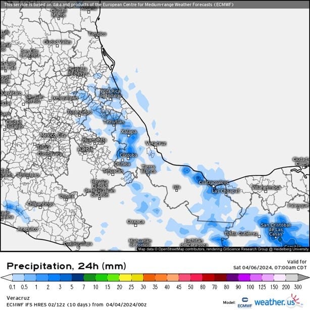 Así estará el clima en Veracruz este jueves 04 de abril