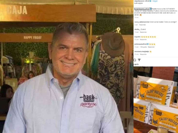 El actor veracruzano Sergio Basáñez pasa de galán de telenovelas a vender caldo de huesos (+VIDEO)
