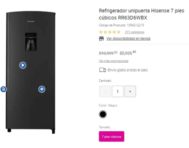 Liverpool pone estos refrigerados con descuento a días de la Venta Nocturna