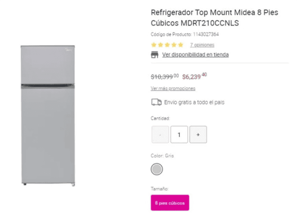 Liverpool pone estos refrigerados con descuento a días de la Venta Nocturna