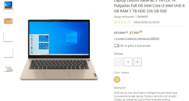 Antes de la Venta Nocturna Liverpool, la tienda tiene estás laptops a mitad de precio