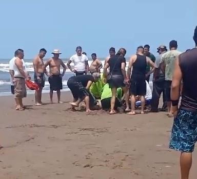 Se ahoga joven turista en playa de Montepío en Veracruz