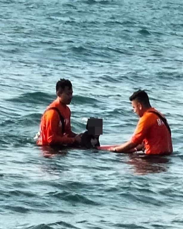 Así es como salvavidas de Coatzacoalcos hicieron feliz a un niño con discapacidad