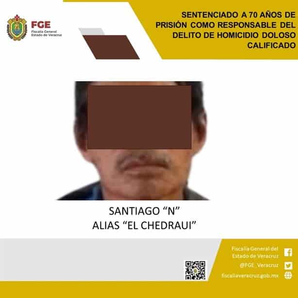 Sentencian a 70 años de cárcel a homicida de Dos Bocas, en Medellín de Bravo