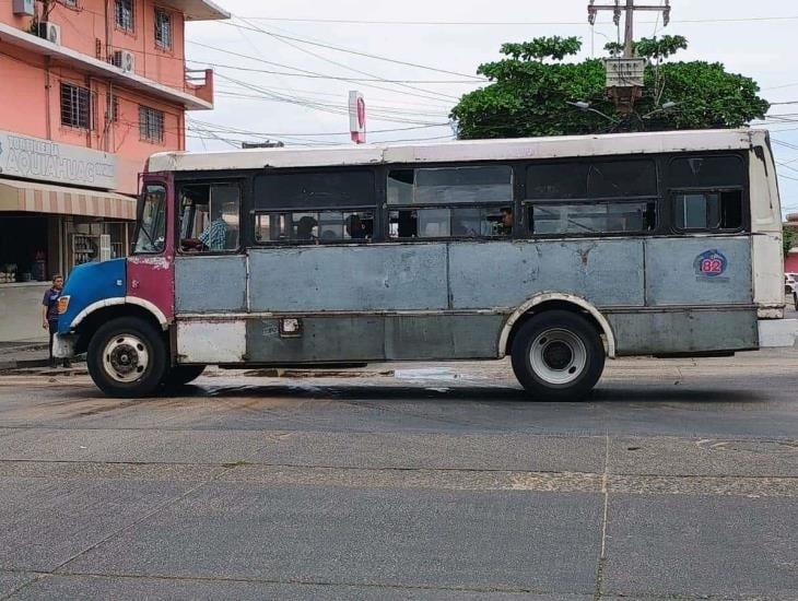 30% de urbanos en Coatzacoalcos brindan el servicio de manera deplorable