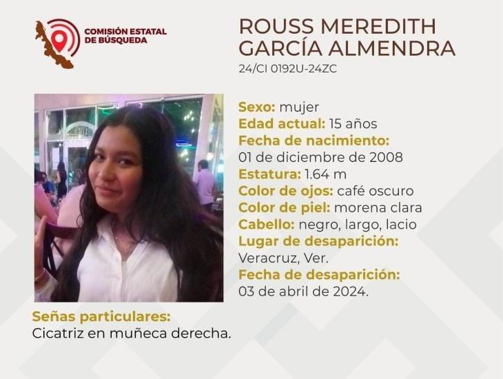 Desaparece chica de 15 años en la ciudad de Veracruz; urge su localización