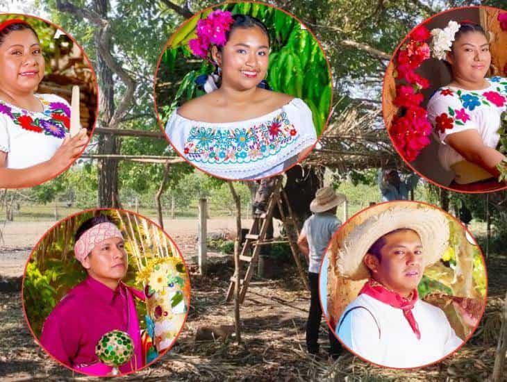 Ellos son los candidatos a reina de la Sal y rey Tzamo de la feria cultural 2024 de Soconusco