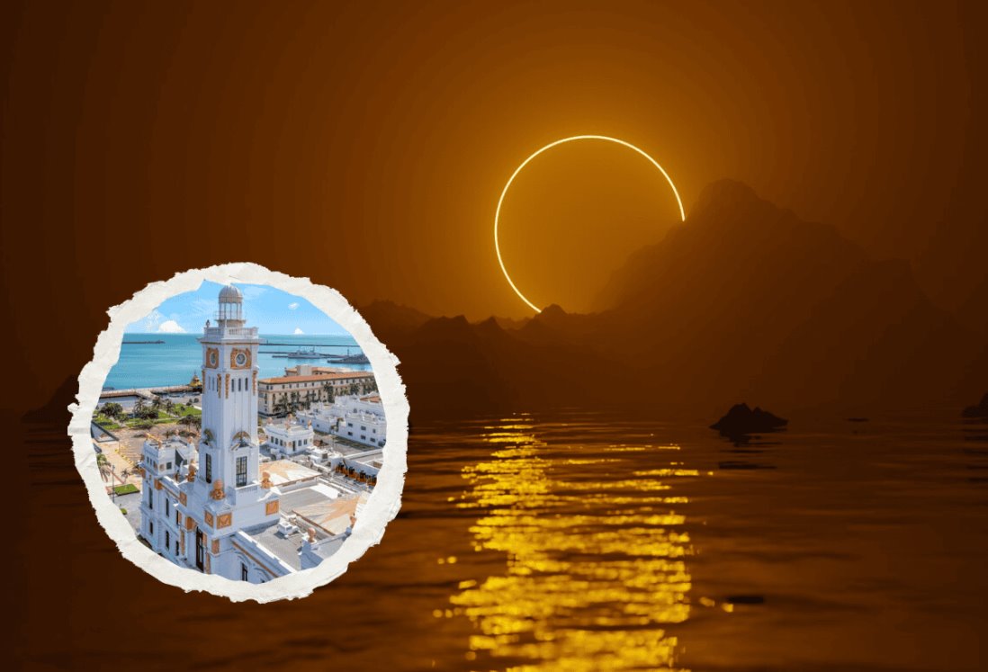Eclipse Solar 2024: ¿cuánto se tapará el sol en Veracruz durante el fenómeno?