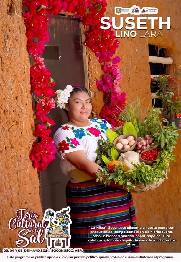 Ellos son los candidatos a reina de la Sal y rey Tzamo de la feria cultural 2024 de Soconusco