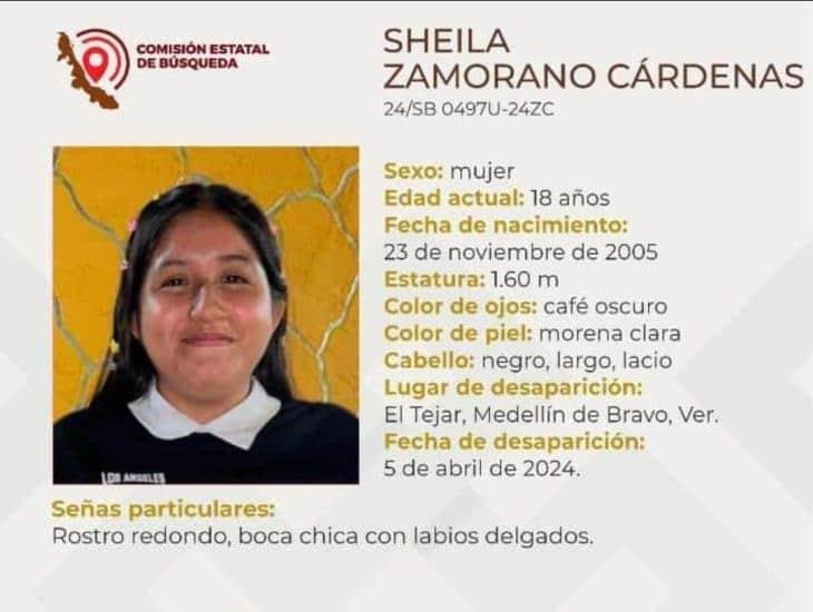 Desaparece Sheila Zamorano en Medellín de Bravo, Veracruz