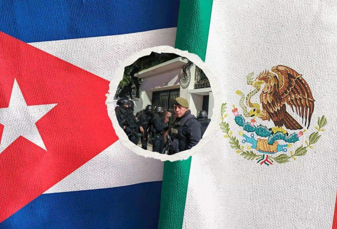 Cuba lamenta irrupción con violencia de militares a la embajada de México en Quito, Ecuador