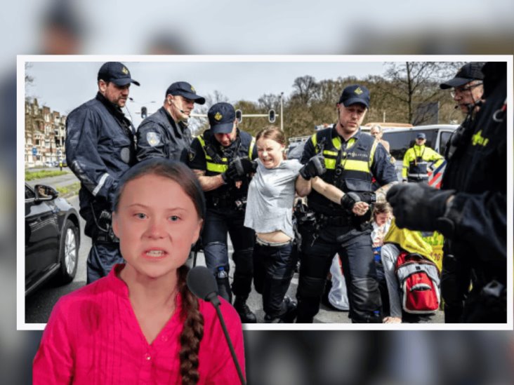 Greta Thunberg detenida en la Haya: Protesta contra subvenciones a combustibles fósiles