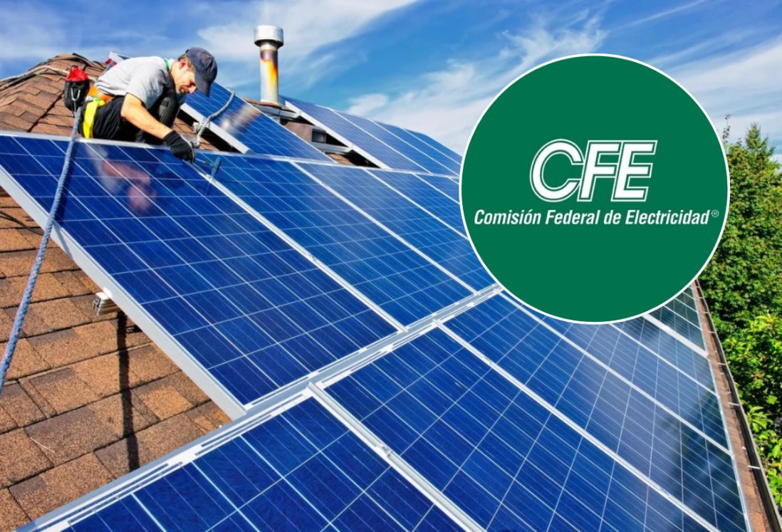 CFE ofrece paneles solares gratis en abril: Te decimo cómo adquirirlos