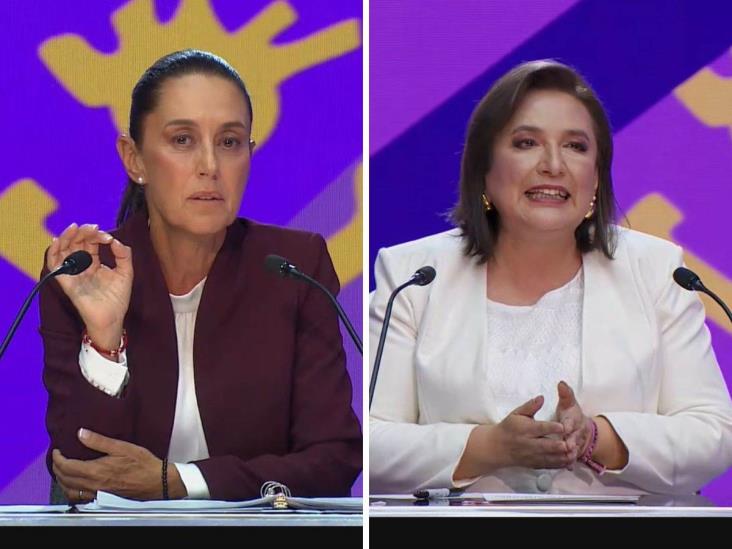 Primer debate presidencial, entre descalificaciones de Sheinbaum y Xóchilt