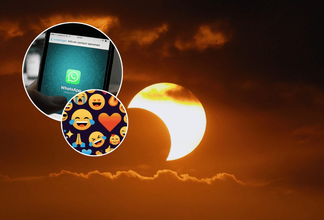 Captura el Eclipse Solar 2024 en WhatsApp: Guía de emojis para tus conversaciones