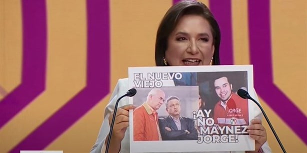 "Xóchitl, eres la candidata del peor PRI de la historia"; "bajale tantito", le pide a Máynez