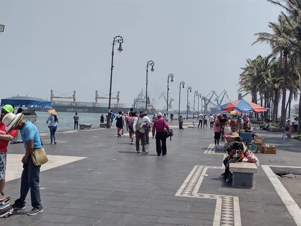 Baja la afluencia turística en Veracruz en primer domingo de abril