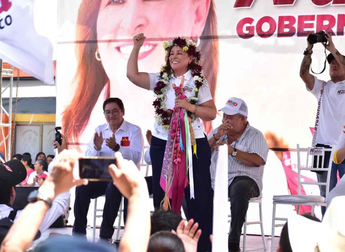 Rocío Nahle defendió a su esposo durante asamblea; “él va a trabajar y colaborar por Veracruz | VIDEO