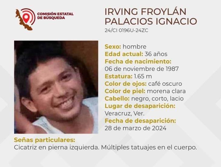 Buscan a Irving Froylán desaparecido desde hace 12 días en la ciudad de Veracruz