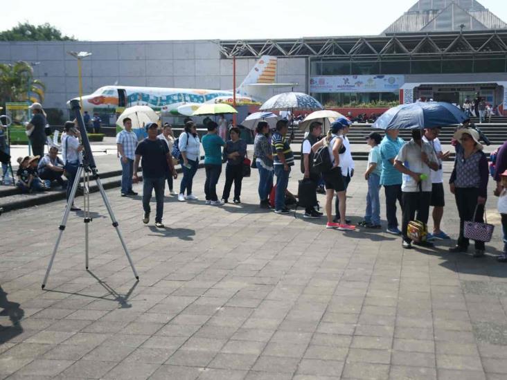 En Xalapa, Museo Kaná recibe visitantes para apreciar eclipse de sol