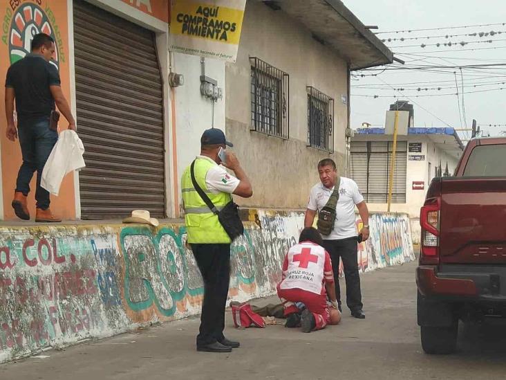 Persona adulta hospitalizada tras fuerte caída en Misantla