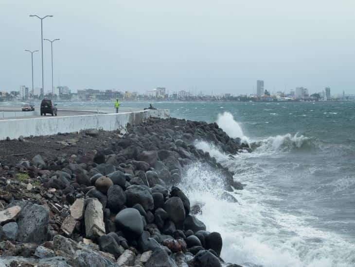 A esta hora serán las rachas más fuertes de norte en Veracruz