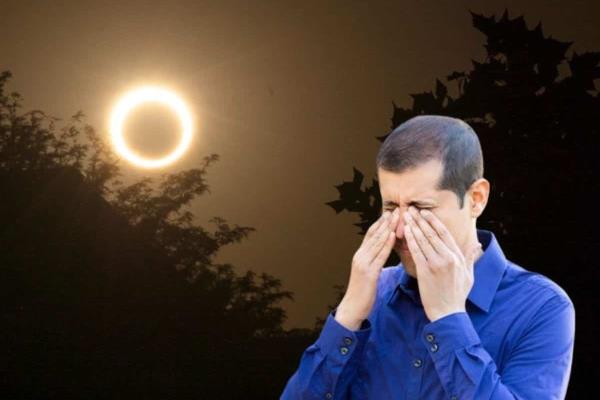 ¿Qué hacer si hay síntomas visuales después de ver un eclipse solar?