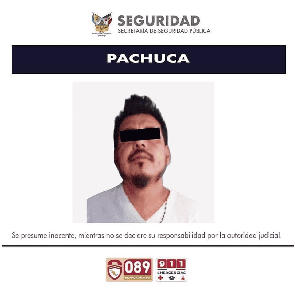 Capturan en Hidalgo a sujeto prófugo por presunta pederastia en Veracruz