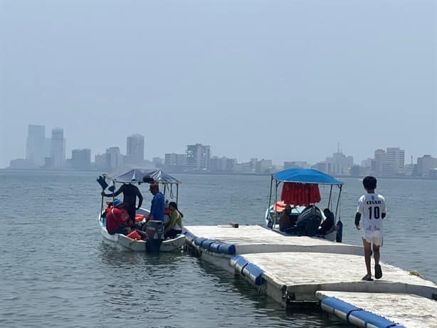 Semana Santa 2024 permitió repunte de paseos en lancha de Veracruz