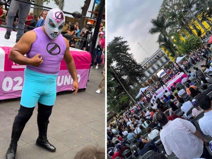 Con lucha libre en Xalapa, fomenta OPLE la participación ciudadana previo a elecciones