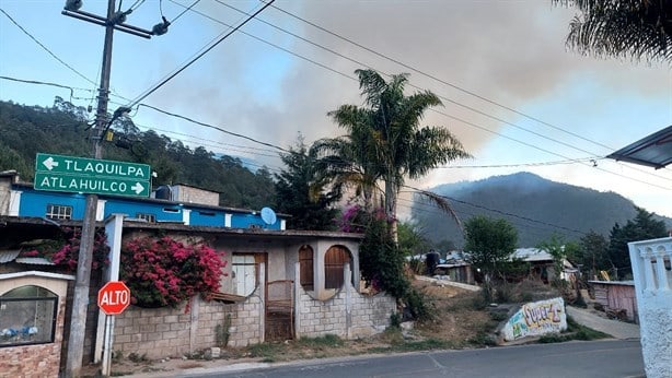 Incendio forestal avanza en las Altas Montañas de Veracruz