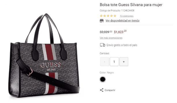 Liverpool: Bolsos Guess en oferta a días de la Venta Nocturna ¡checa! 