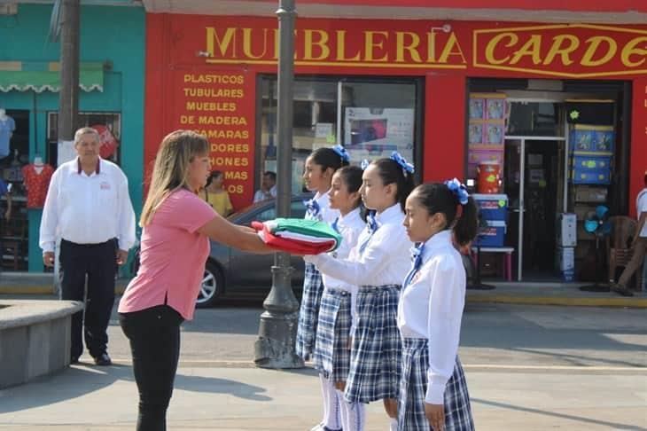 Primaria conmemora aniversario luctuoso de Emiliano Zapata en Misantla